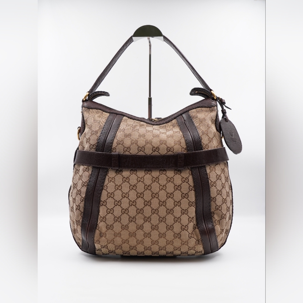 BN35❤️ Gucci GG Double G Running Hobo - Picture 5 of 16